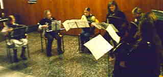Kleines Akkordeon-Ensemble